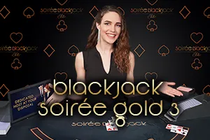 Blackjack Soirée Gold 3 - LUCKYGAMING138